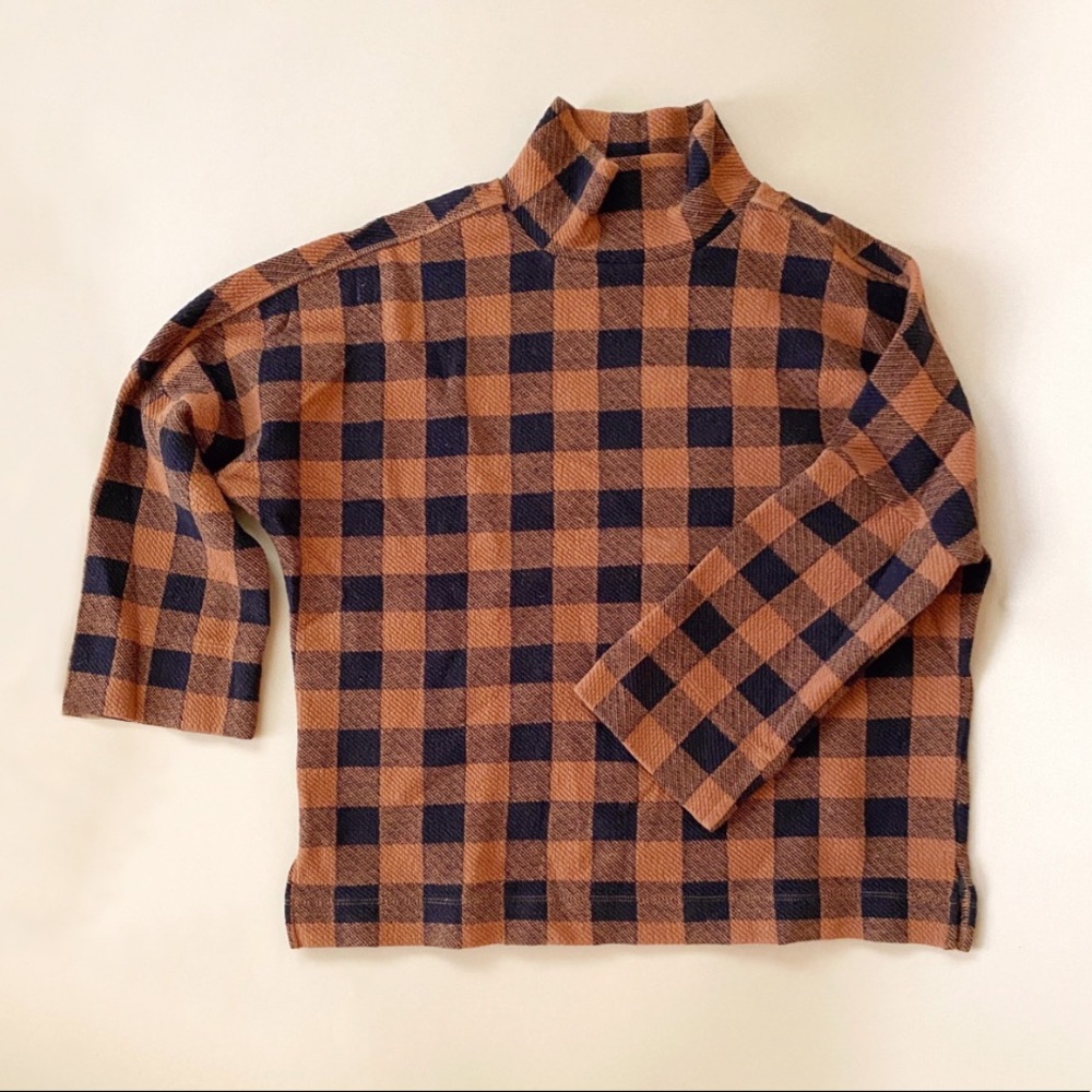 Madewell - Oversized gingham top, Sz. S